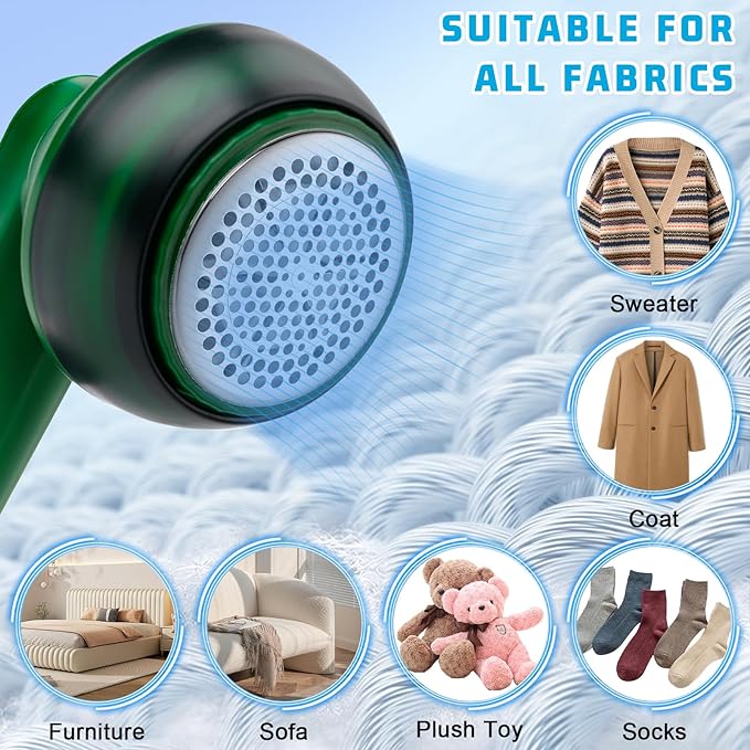 Rechargeable Lint Remover – Fabric Shaver for Clothes