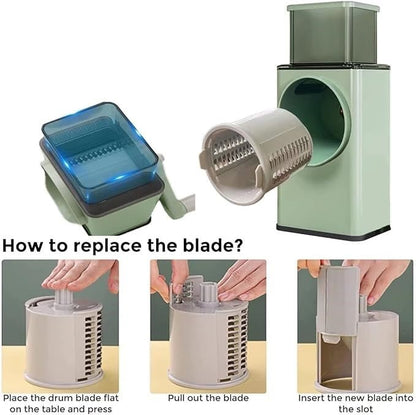 Stainless Steel Vegetable Cutter – Multi-Function Slicer
