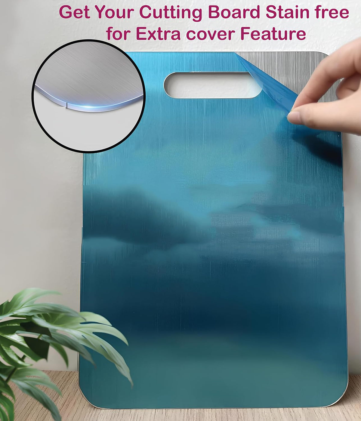 Titanium Chopping Board – Hygienic Double-Sided Cutting Board