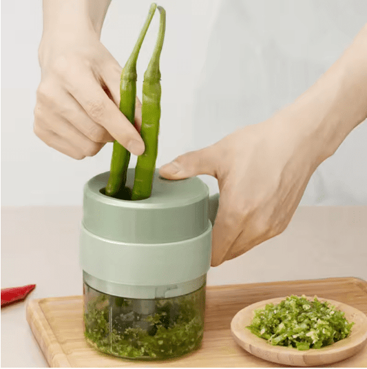 Wireless Chopper – Rechargeable Mini Garlic & Vegetable Chopper
